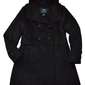 Weather Tamer Girls Black Fancy Jacket